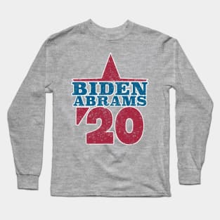 Joe Biden 2020 and Stacy Abrams on the One Ticket. Biden Abrams 2020 Long Sleeve T-Shirt